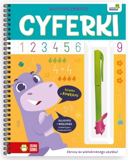 Długopis z znikającym tuszem – cyferki