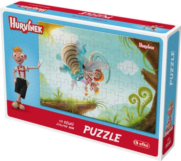 Puzzle EFKO Hurvínek III 60 elementów 21 × 15 cm