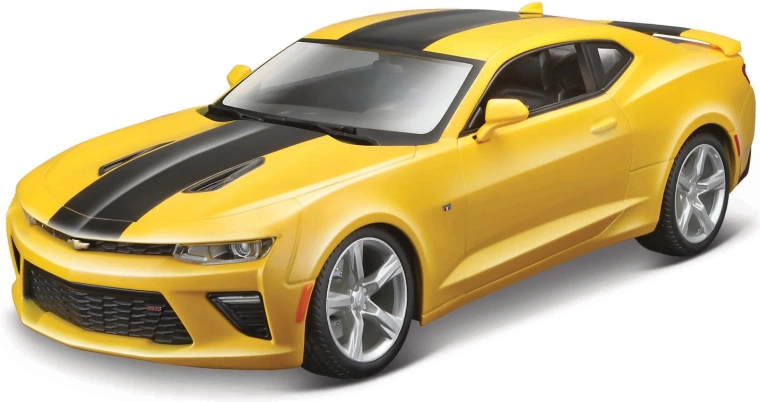 Maisto Chevrolet Camaro SS metalowy model żółty 1:18