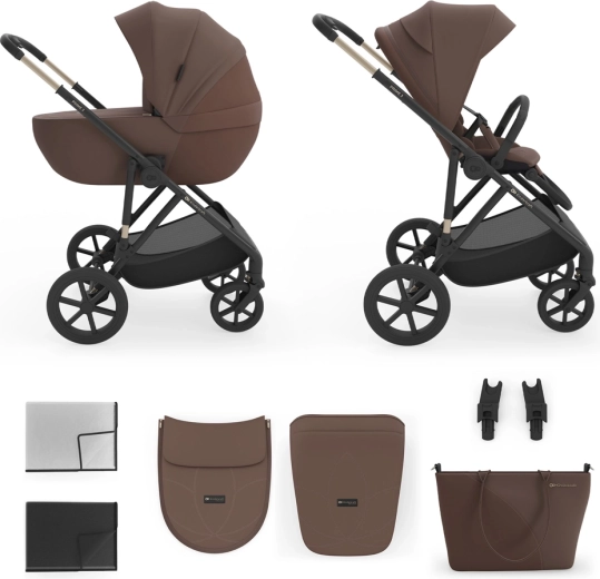 Kinderkraft wózek łączony 2w1 Prime 3 velvet mocca