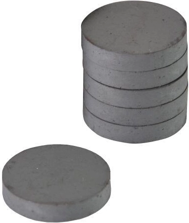 Super mocne okrągłe magnesy 22 mm, czarne (6 szt.)