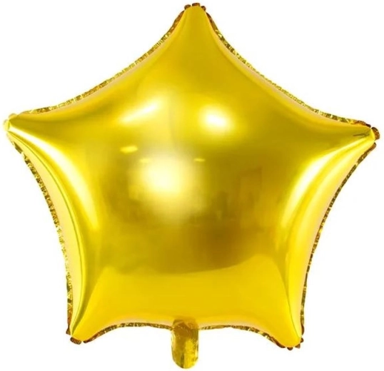 PartyDeco foliowy balon gwiazda 48 cm złoty