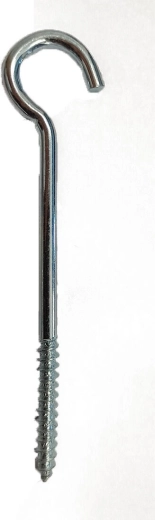 Hak do żyrandola 100 × 4,5 mm ocynkowany, opakowanie 150 szt.