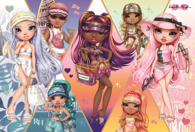 Puzzle 160 elementów Rainbow High Wesołe przyjaciółki