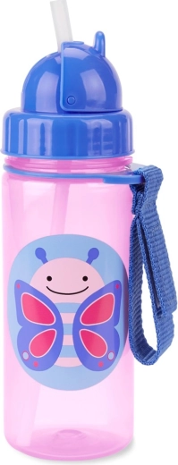 Skip Hop Zoo kubek ze słomką Motyl 385 ml
