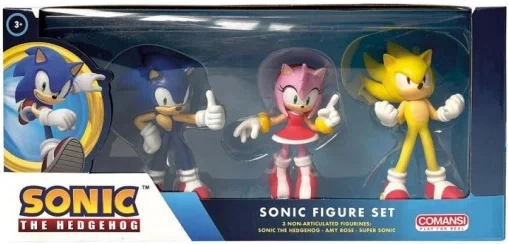 Zestaw prezentowy figurek Comansi Sonic (3 szt.)