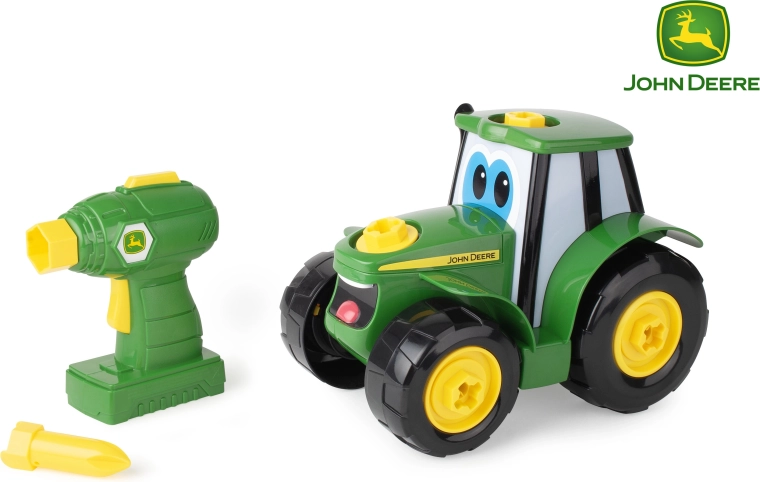Traktor do skręcania Johnny 23 cm – JOHN DEERE JD Kids