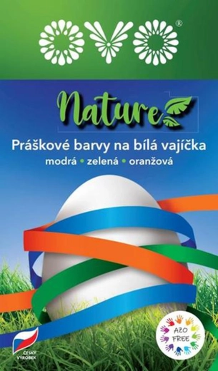 Ovo Nature kredki – 3 kolory (niebieski, zielony, pomarańczowy)