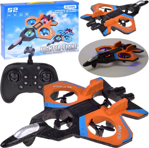 RC dron z oświetleniem LED i flipami 360° dla początkujących