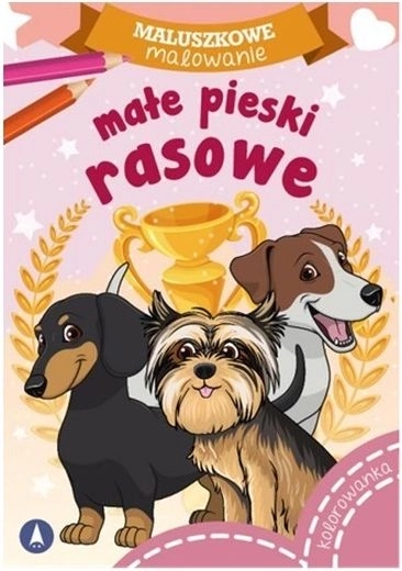 Maluszkowe malowanie: małe szczenięta rasowe