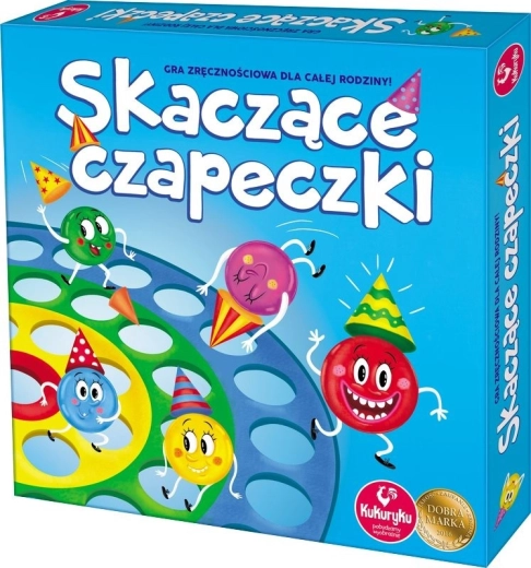 Skaczące czapeczki - zabawna gra rodzinna dla dzieci i dorosłych