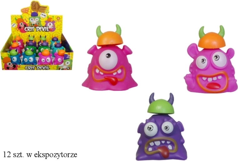 Krzycząca figurka potworek ze światłem i dźwiękami