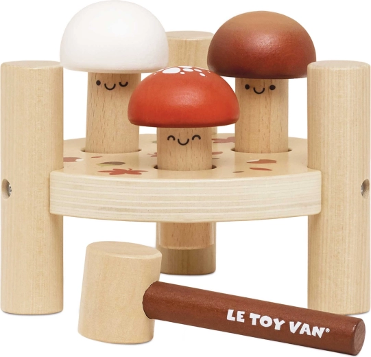 Le Toy Van drewniana przebijanka z kołeczkami