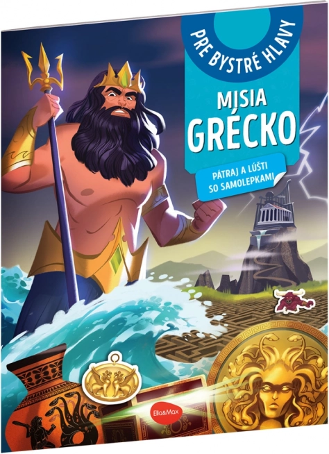 Misie Grecja - Śledź i rozwiązuj z naklejkami