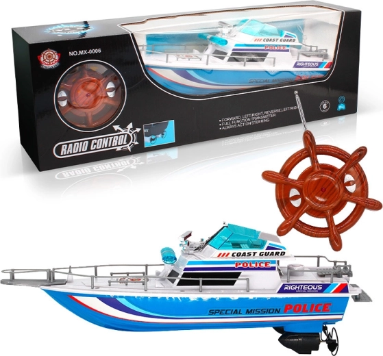 Policyjny łódź RC - 4-kanałowa