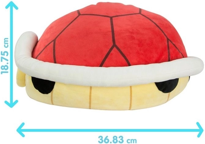 Tomy Mocchi Mocchi pluszak Mario Kart – czerwona skorupa
