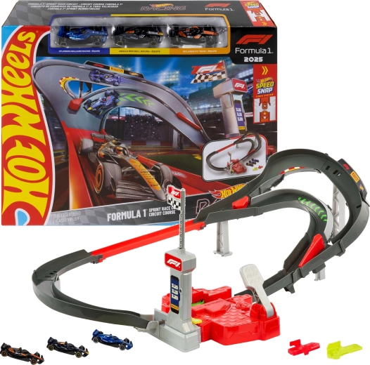 Hot Wheels HW Racing tor wyścigowy Formula 1 Sprint + 3 bolidy