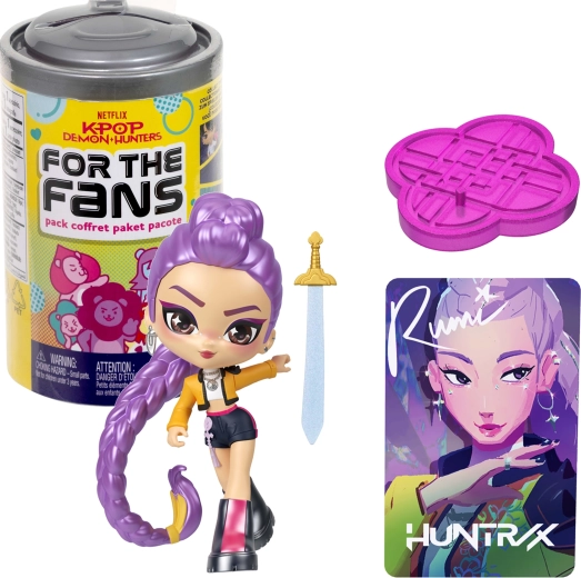 Mattel KPop Demon Hunters – niespodziankowa figurka kolekcjonerska z akcesorium i kartą kolekcjonerską (puszka Soda Pop)