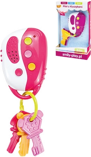 Dziecięcy brelokowy pilot z światłem i melodiami