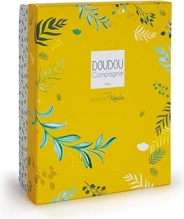 Zestaw prezentowy Doudou – zabawka z uchwytem na smoczek koala Yoca 20 cm