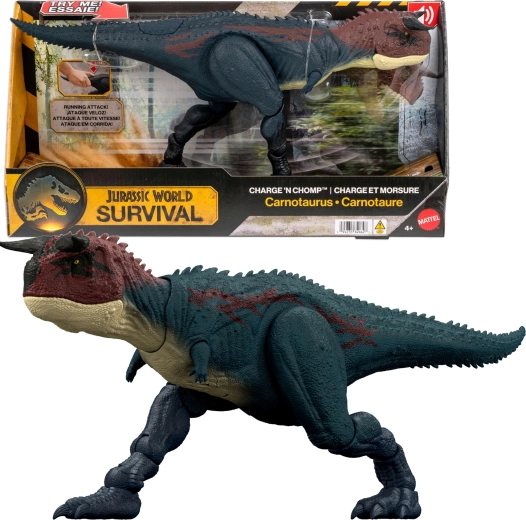 interaktywna figurka dinozaura Jurassic World Carnotaurus 20 cm z dźwiękami