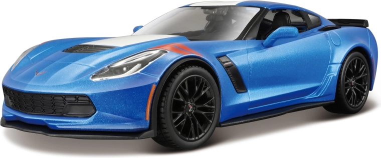 Maisto Corvette Grand Sport 2017 metalicznie niebieski model 1:24