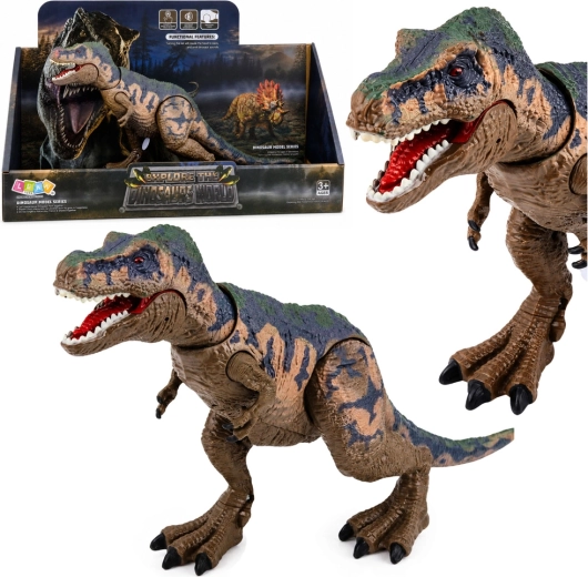 Realistyczna figurka dinozaura T-Rex z ruchomymi kończynami i dźwiękami