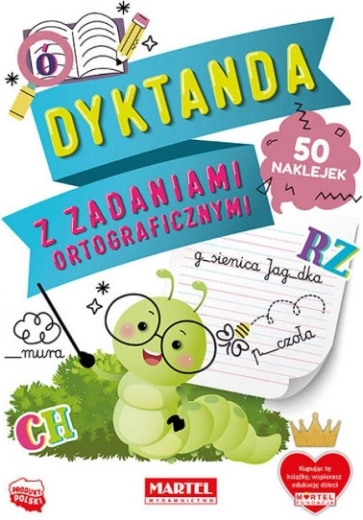 Kolorowe dyktanda z zadaniami ortograficznymi