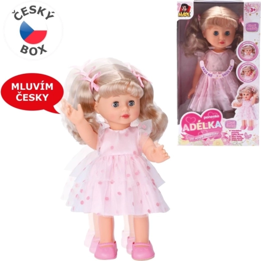 Interaktywna chodząca lalka Adélka 33 cm
