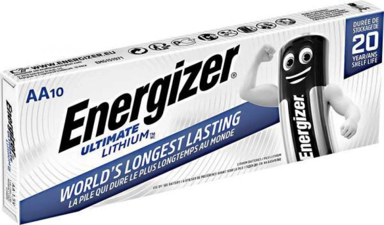 Energizer Ultimate Lithium AA baterie paluszkowe, 10 szt.