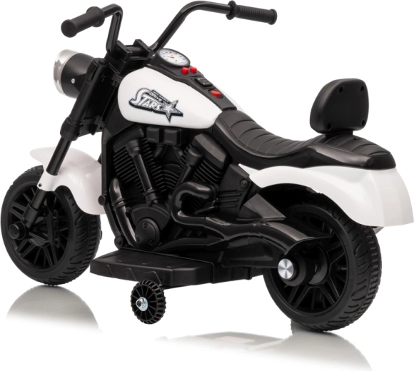 Dziecięcy motocykl elektryczny STAR biały