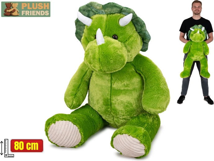 Plush Friends pluszowy triceratops 80 cm