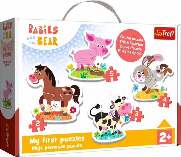 Puzzle Baby Classic: Na farmie