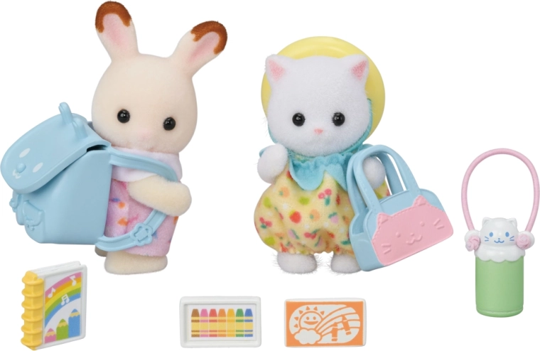 Sylvanian Families Przyjaciele z przedszkola na spacerze