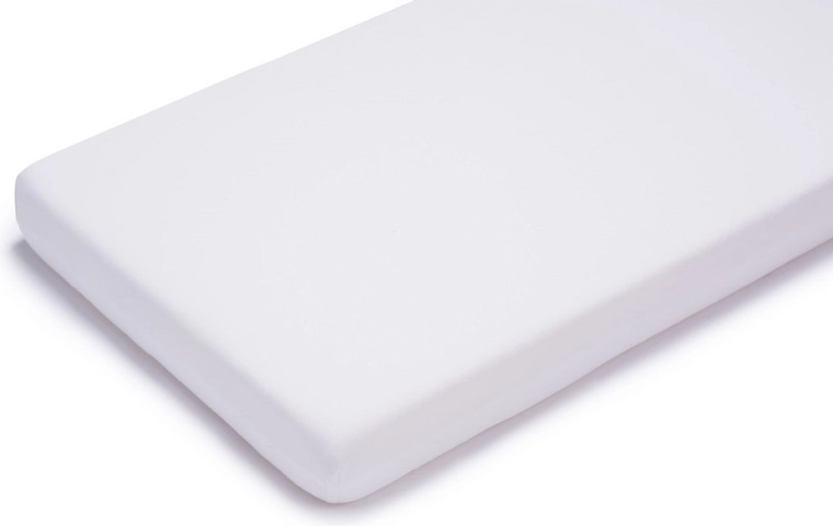 Petite&Mars nieprzemakalne prześcieradło z gumką Soft dream dry 120 × 60 cm białe