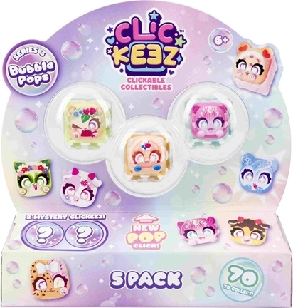Goliath Clickeez seria 3 Bubble Pops pięciopak