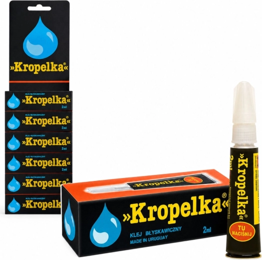 Klej sekundowy Kropelka 2 ml - 1 sztuka