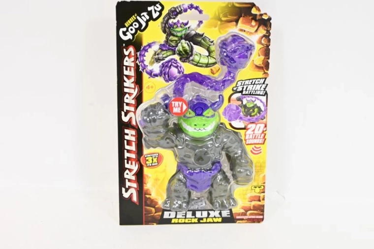 Heroes of Goo Jit Zu Rock Jaw Stretch Strikers Deluxe – rozciągliwa figurka z dźwiękami