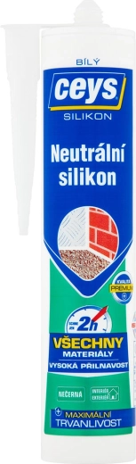 Neutralny silikon CEYS biały 280 ml