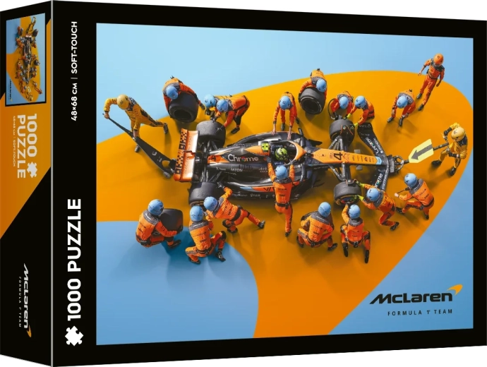 Puzzle Soft Touch McLaren – światowy rekord najszybszego pit stopu, 1000 elementów