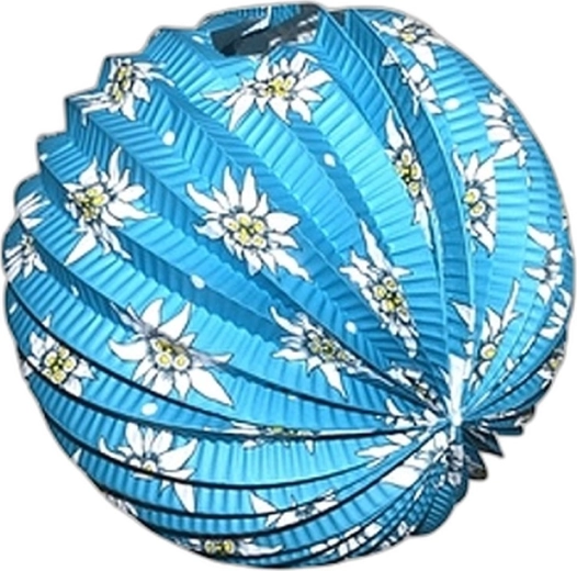 Papierowy lampion kula 25 cm - 1 sztuka
