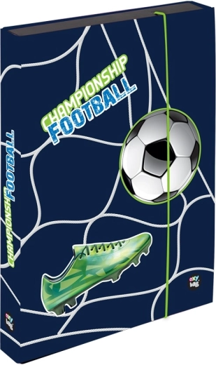 Pudełko na zeszyty A4 Jumbo Piłka nożna Oxybag