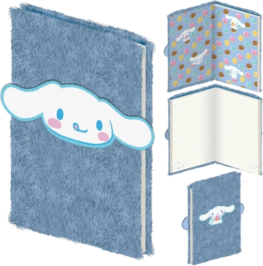 Sanrio Cinnamoroll pluszowy notes A5