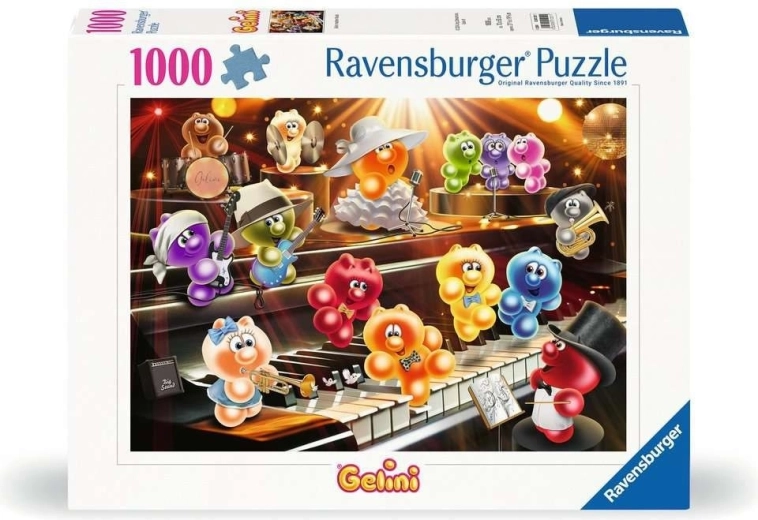 Puzzle Ravensburger Gelini: Muzyka, 1000 elementów