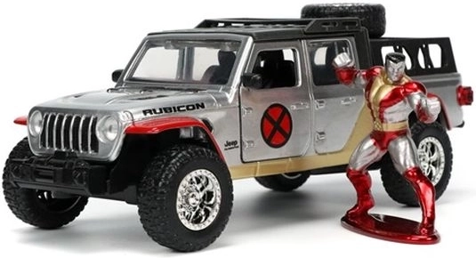 JADA Marvel X-Men Jeep Gladiator Rubicon 2020 1:32 zestaw z figurką Colossus