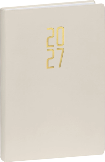 Dzienny terminarz Notique Ponza 2027 kremowy 15 × 21 cm