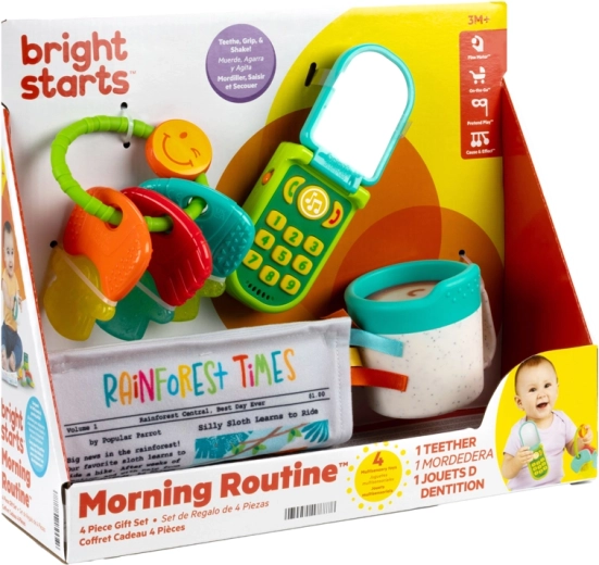 Bright Starts zestaw prezentowy rozwijający zmysły Morning Routine