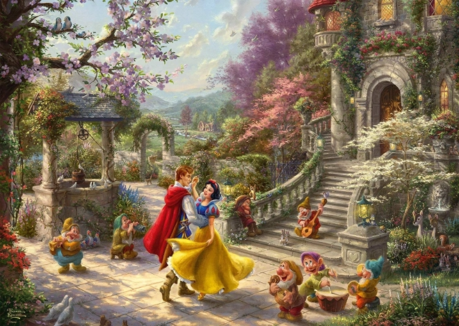 Puzzle SCHMIDT DISNEY Królewna Śnieżka tańcząca w promieniach słońca – 1000 elementów