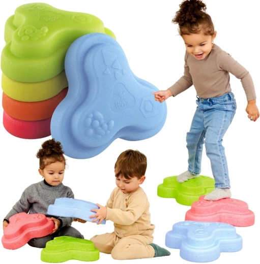 Big Heppy sensoryczne kamienie do ćwiczenia równowagi i kreatywnej zabawy