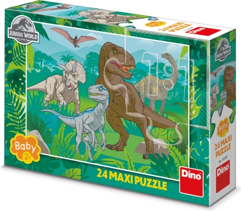 Dino Puzzle Jurassic World Maxi 24 elementy